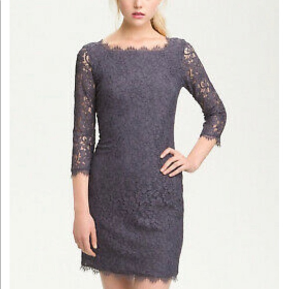 Diane von Furstenberg "Zarita" Lace Cocktail Dress - Picture 2 of 3